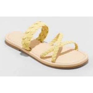 Universal Thread Hilda Braided Strappy Footbed Sandals